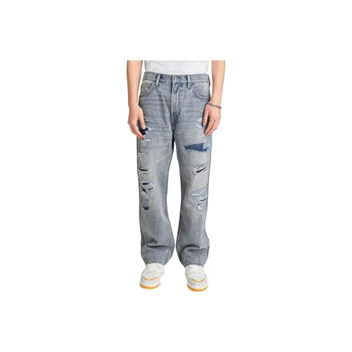 Мужские джинсы Lee co-branded модели светло-синие