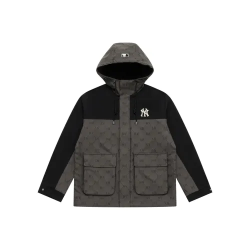 MLB MONOGRAM Коллекция New York Yankees SS25 Куртка Унисекс Темно-углеродный серый