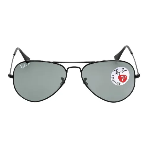 RayBan Металлические Aviator Солнцезащитные очки Унисекс Черные