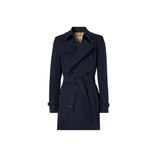 Burberry FW22 Тренчкот Мужской Темно-синий