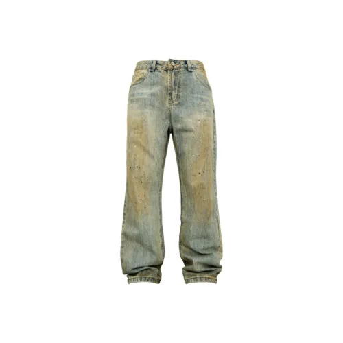 SOUTHTEENAGER Джинсы Мужские Винтаж Синий