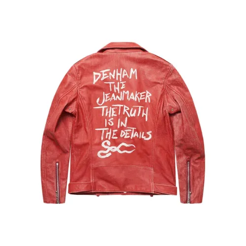 DENHAM Snake Year Spring Collection Красный Мужской Куртки