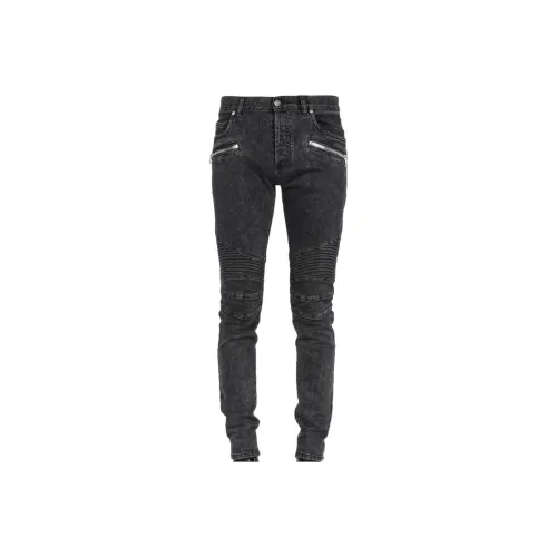 BALMAIN Мужские черные джинсы