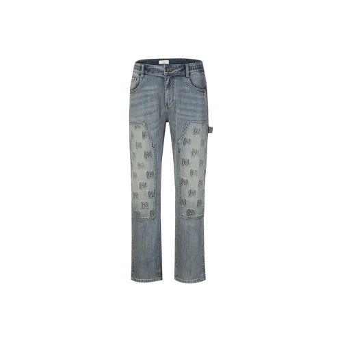 DAVID NAMAN Blue Men's Jeans DAVID NAMAN Синий Мужской Джинсы