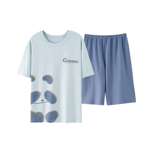 MIIOW Cool One Summer Series Пижамный комплект Мужской Небесно-голубой