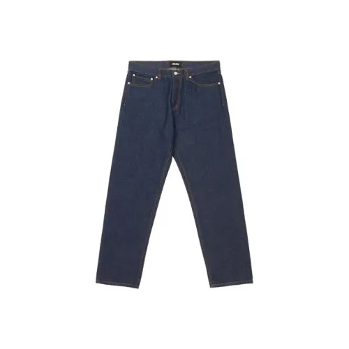 Дворцово-синие унисекс джинсы