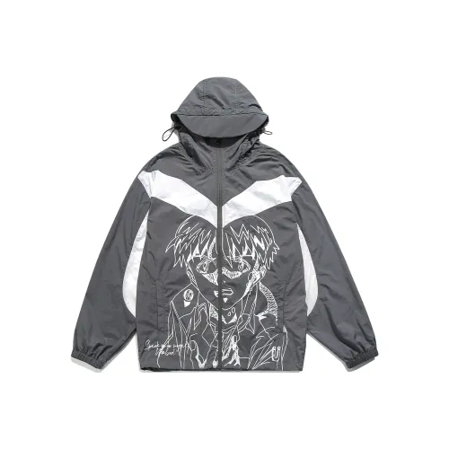 Guuka Серый Мужской Тренч