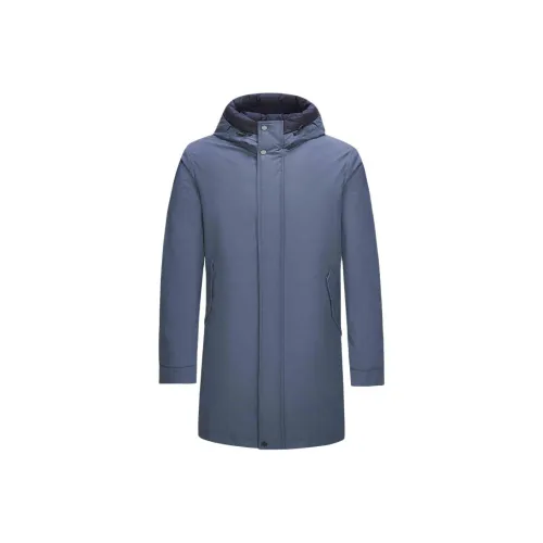 BY CREATIONS Пуховик Мужской Серый Синий