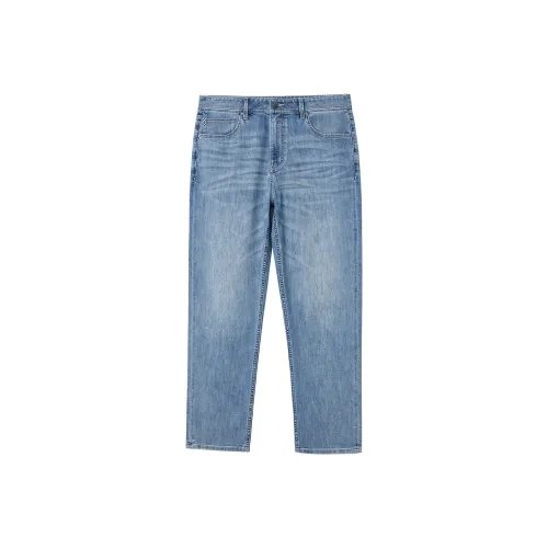 JACK JONES E39 Medium Blue Denim Men's Jeans JACK JONES E39 Средний Синий Деним Мужские Джинсы