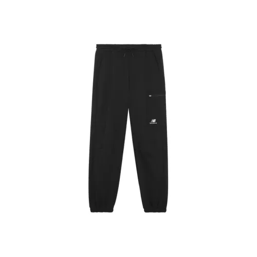 New Balance Черные Унисекс Вязаные Тренировочные Брюки