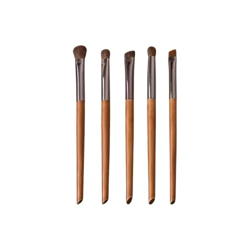 Gentle Welcome Eye Shadow Щетка Портативный Глаза Натуральный мех Настоящие Волосы Кисти для макияжа Контуринг Смешанный Детали 5 шт