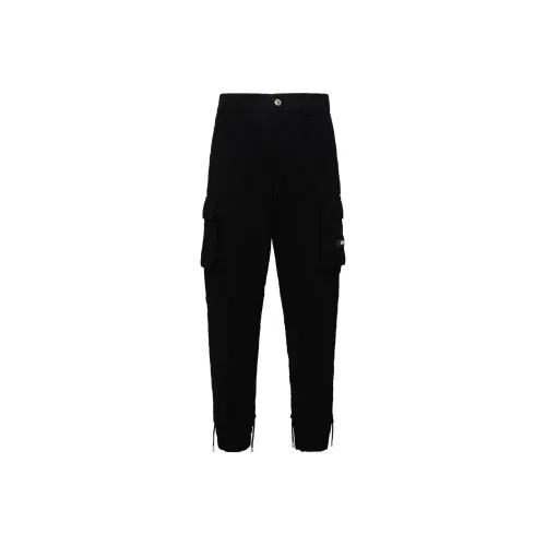 GCDS Мужские карго-брюки черного цвета