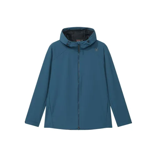 SPYDER FW AW23 Куртки и Пальто Мужской Серый Синий