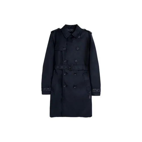 COACH SS23 Тренчкот Мужской Черный