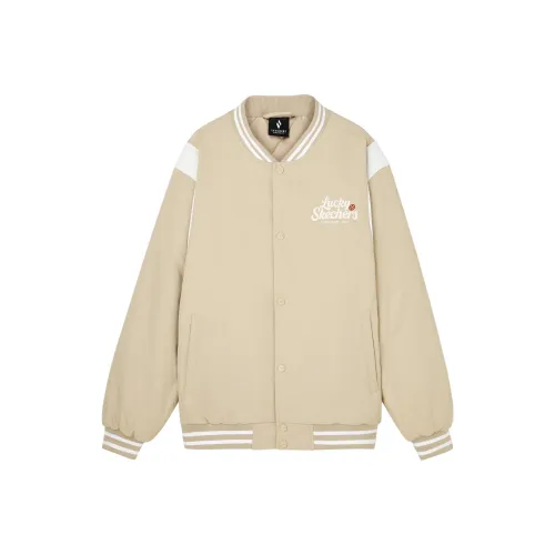 Skechers Новый год Хлопковый пуховик Унисекс Цвет ирландского сливочного цвета