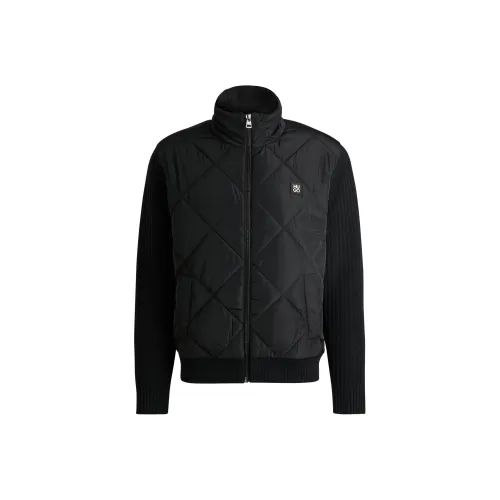 Hugo Boss SS24 Хлопковый пуховик Мужской Черный