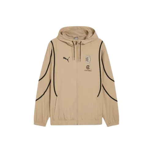 PUMA AC MILAN SS24 Куртка Мужская Коричневый Черный