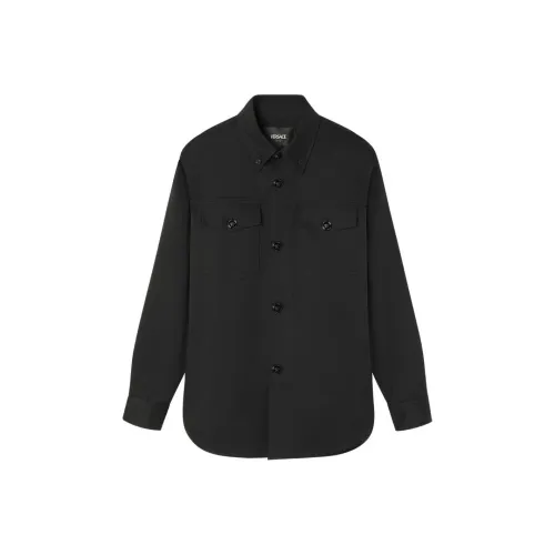 VERSACE Куртки и Пальто Мужской Черный