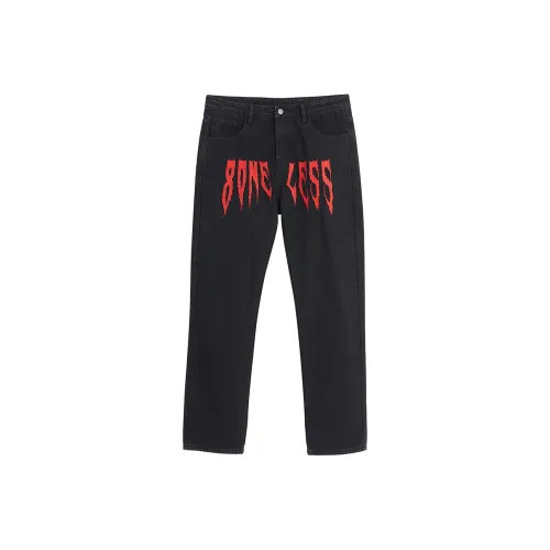 Безшовный крой Унисекс Джинсы