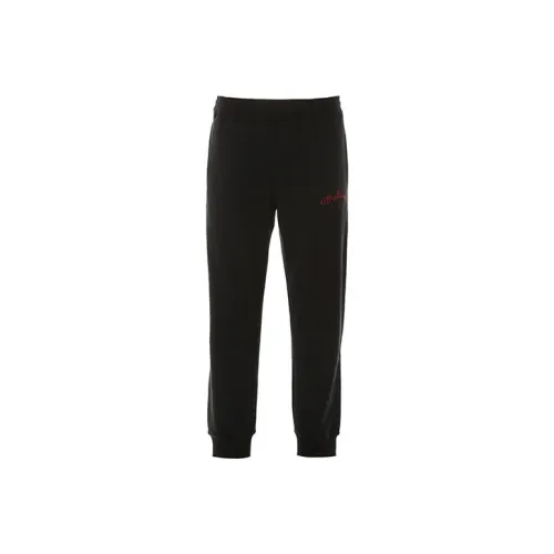 Alexander McQueen Черные Мужские Вязаные Спортивные Штаны
