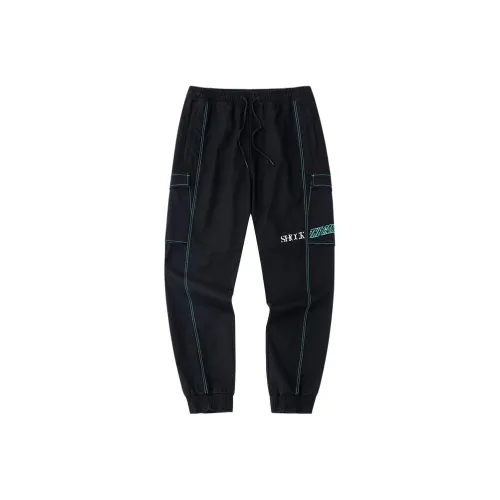 ANTA Штаны с манжетами Тренировочные брюки Мужские Черные