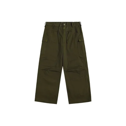 EVISTUB Карго Брюки Повседневные Брюки Мужские Армейский Зеленый