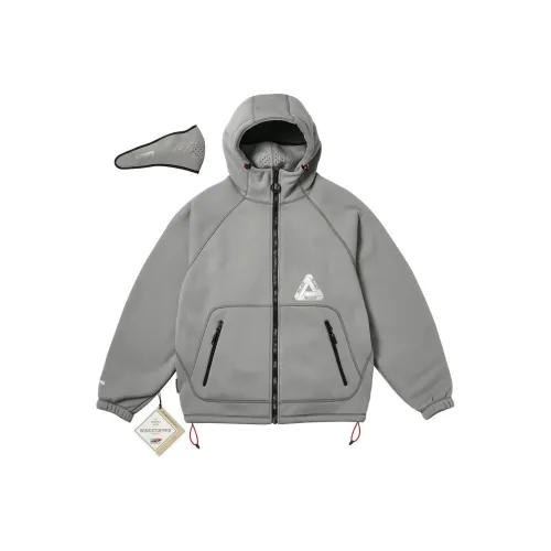 PALACE SS24 Gore TEX WINDSTOPPER Куртка Стальной GREY Куртка Унисекс Серый
