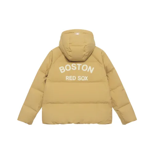 MLB Preppy Style Collection Boston Red Sox FW24 Пуховик Унисекс Бежевый Желтый