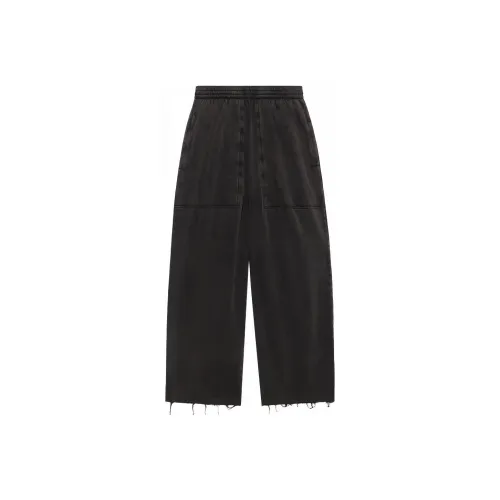 Balenciaga Вязаные Спортивные Штаны Мужские Черные