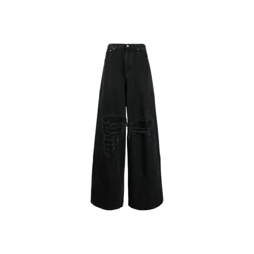 Vetements Мужские Джинсы Черные