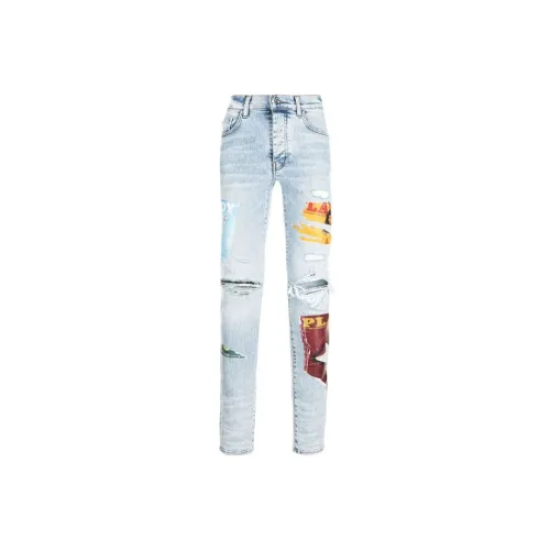 AMIRI Men's Blue Jeans AMIRI Мужские синие джинсы