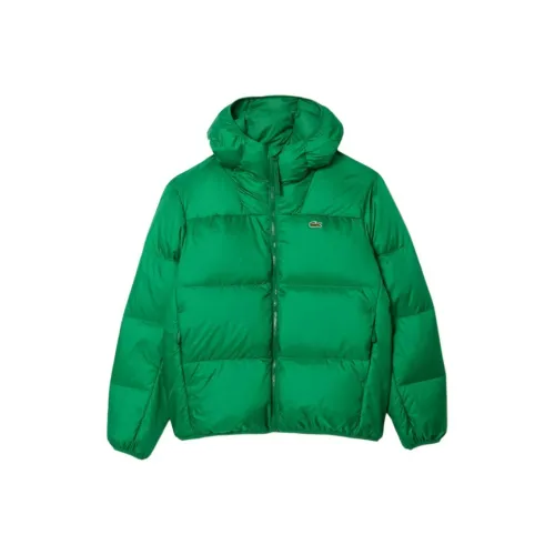 LACOSTE Пуховик Мужской Зеленый