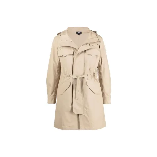 A.P.C Бежевый Мужской Парки