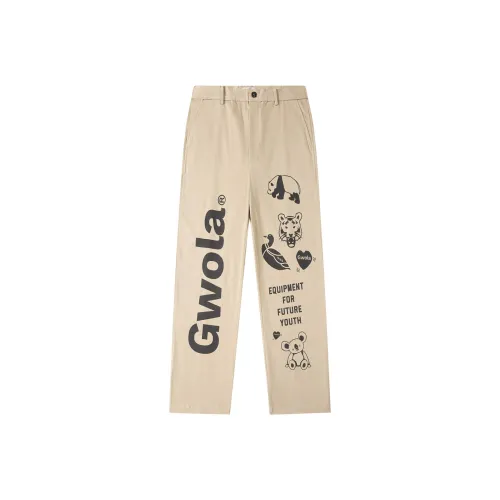 Gwola Хаки Унисекс Брюки карго