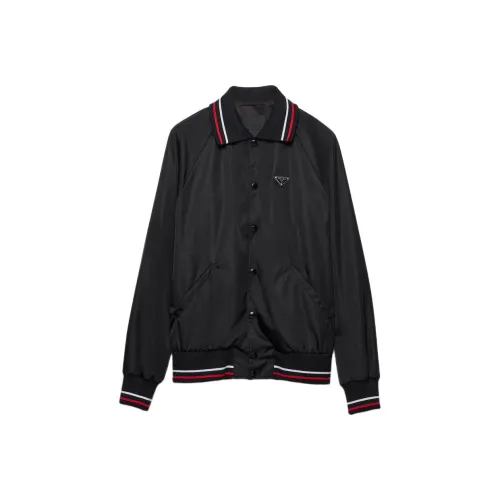 PRADA SS25 Куртки и Пальто Мужской Черный