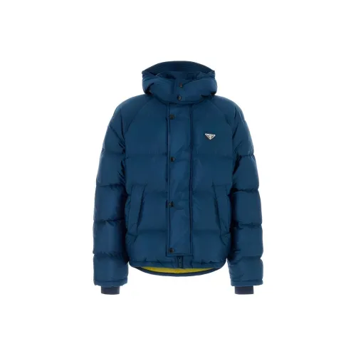 PRADA SS24 Down Jacket Men's Blue