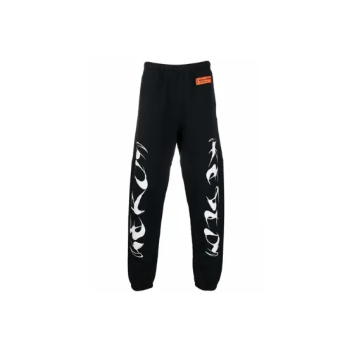 HERON PRESTON Черные Мужские Вязаные Спортивные Штаны