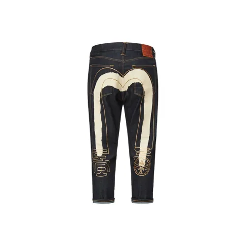 EVISU Джинсы Осенние Мужские Джинсовый Синий