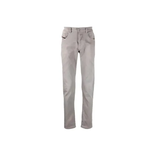 DIESEL Light Gray Men's Jeans DIESEL Светло-серые мужские джинсы