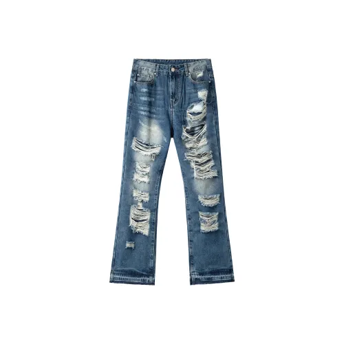 XINYINSU Синие Унисекс Джинсы