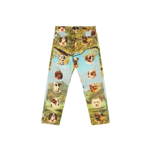 Дворцовый Многоцветный Унисекс Джинсы