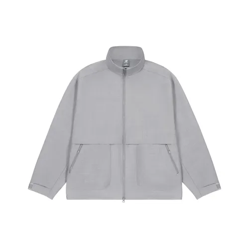 New Balance NB GREY SS25 Куртки и пальто унисекс средне-серый