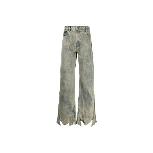 Y/Project Бежевый Мужской Джинсы