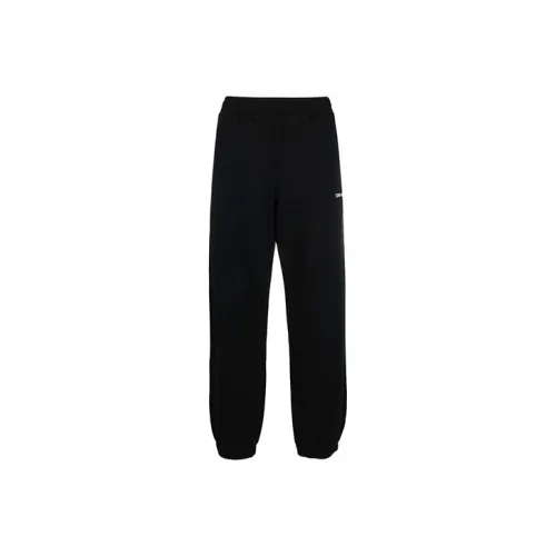 Off Белый FW21 Черный Мужские Вязаные Спортивные Штаны