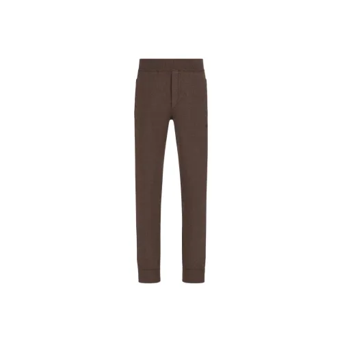 DIOR SS22 Вязаные Спортивные Штаны Мужские Коричневые