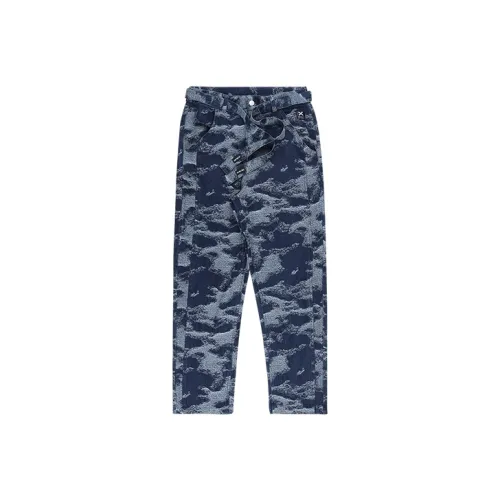 XINYINSU Синие Унисекс Джинсы