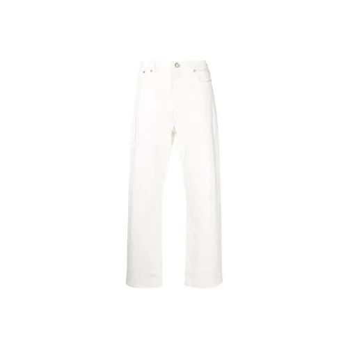 A.P.C FW21 Прямой крой Брюки Джинсы Мужские Белые