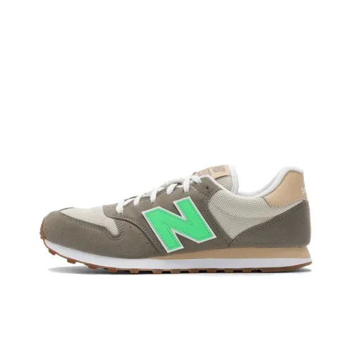 New Balance NB 500 Low Топ Беговые кроссовки Мужской Серый Зеленый