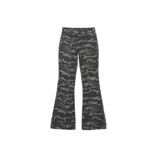 Fax Copy Express Зеленый камуфляж Унисекс Джинсы