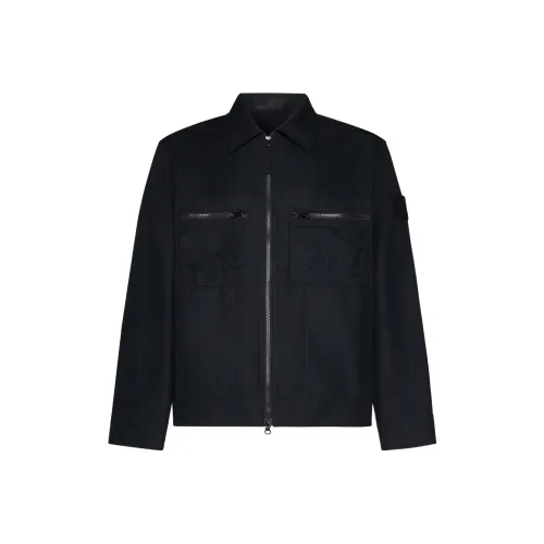 STONE ISLAND SS24 Куртки Пальто Мужской Черный